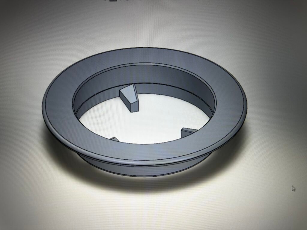 Mâchoire de winch 28067 imprimée en 3D, vue d'ensemble